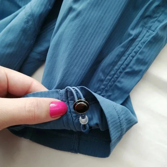 Lululemon Dance Studio Crop 25" Cinch Hem Pants Soft Denim Blue 2 - Picture 9 of 16